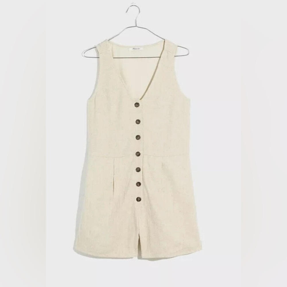 Madewell Linen Blend Romper